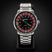 TIMEARTX Roulette Watch — Silver Bracelet